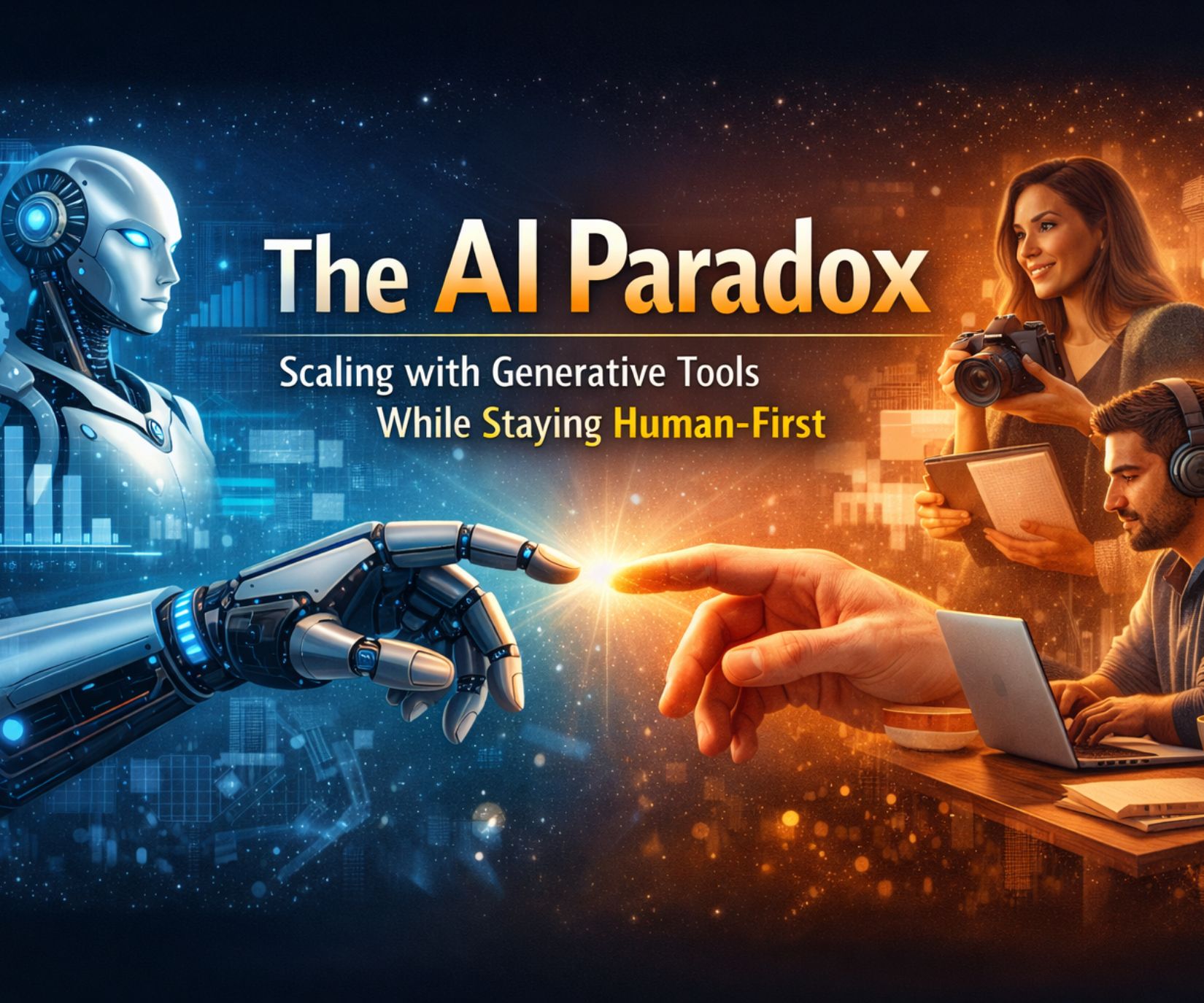 The AI Paradox: Using Generative Tools to Scale While Staying Human-First