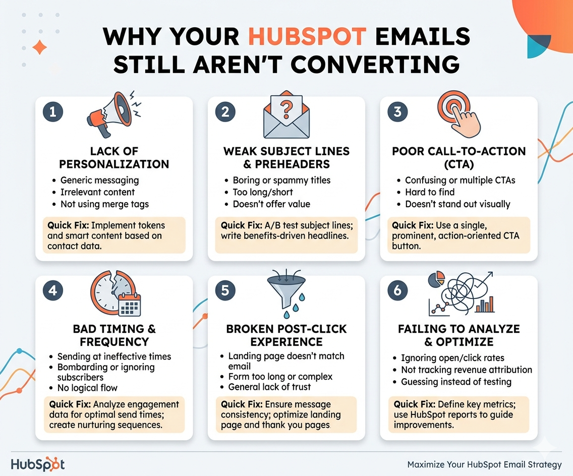 Why Your HubSpot Emails Still Aren’t Converting